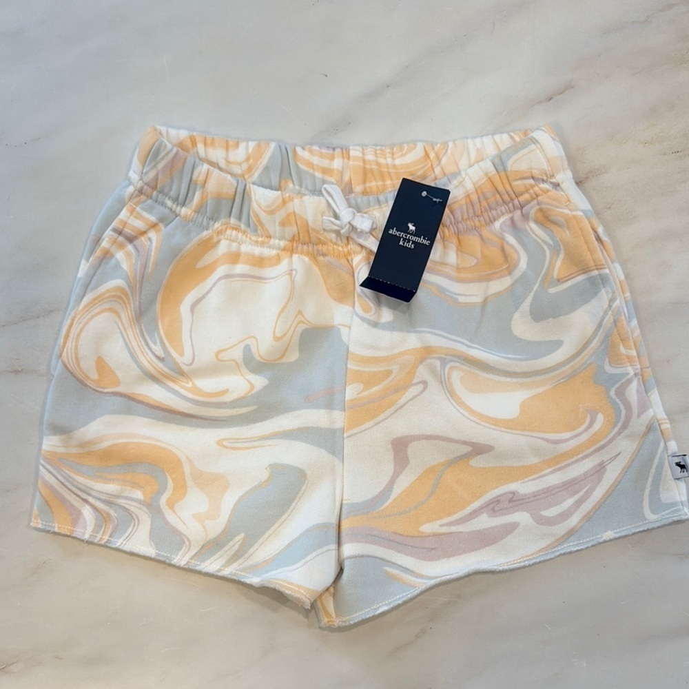 Abercrombie Kids Pull On Fleece Shorts! NWT!